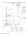 Электросхема кондиционера с ручным управлением Chevrolet Cruze