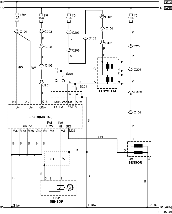 Схема ЭБУ MR-140 Шевроле Авео