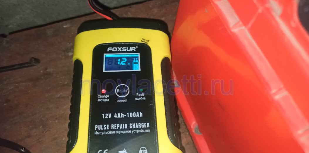 FOXSUR FBC 1205D ток заряда